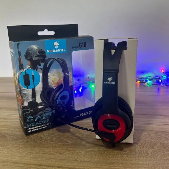 HEADSET G10 COM MICROFONE COM FIO - FAÇO ENTREGA64308567420417122
