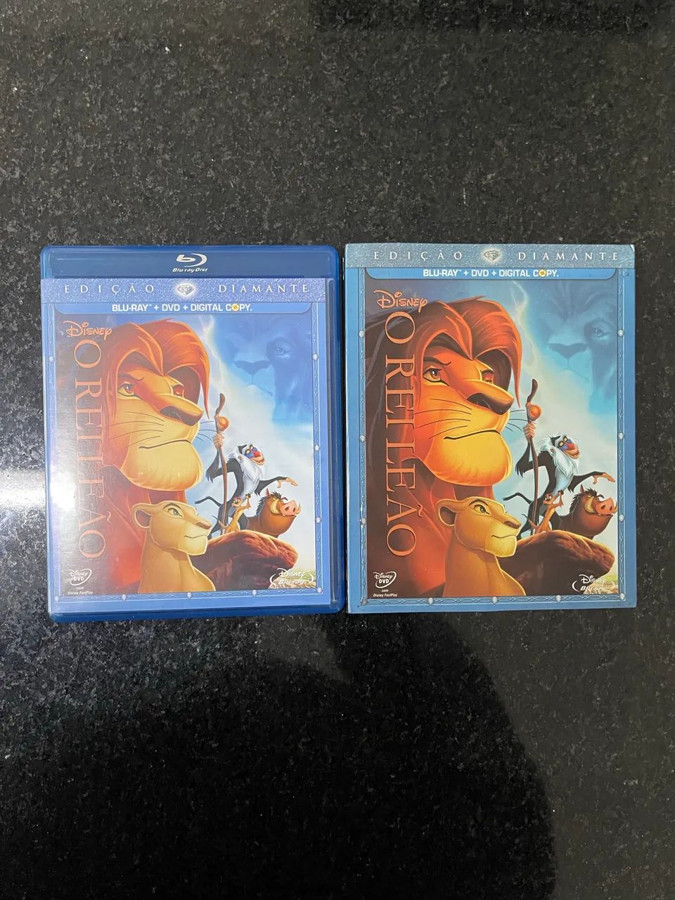 O Rei leão Blu Ray edição diamante com 3 discos - CDs, DVDs etc