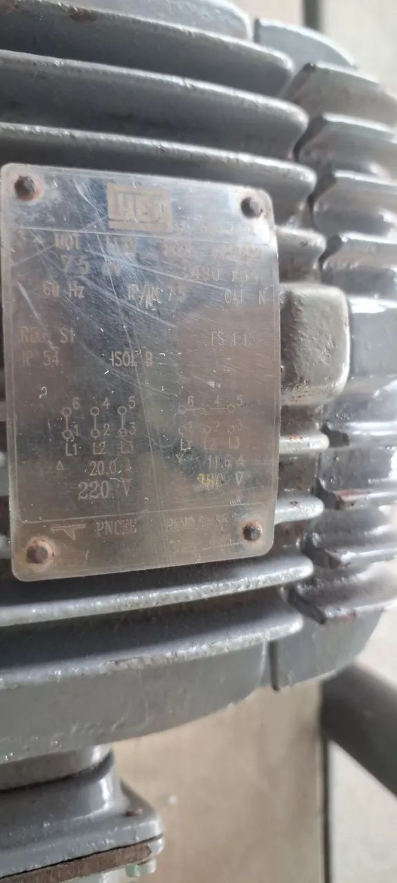 Motor weg trifásico  7.5 cv 2 polos - Foto 2