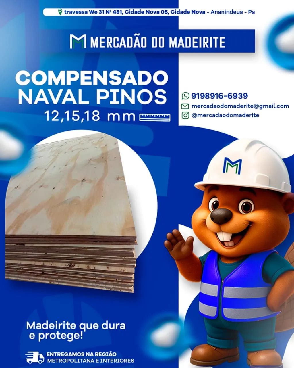 Mercadão do madeirite e Conpensados 