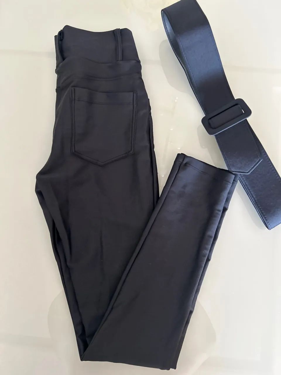 Calça Legging Cirrê Preta - Foto 2