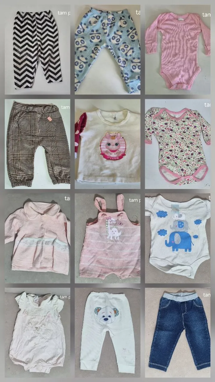 Lote roupas de bebê - TAMANHO P
