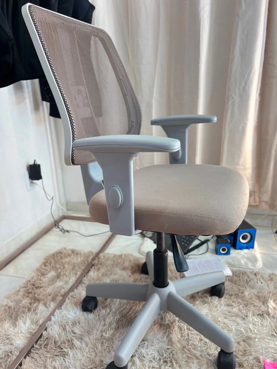 Cadeira de Escritório Giratória com Rodas - Foto 6