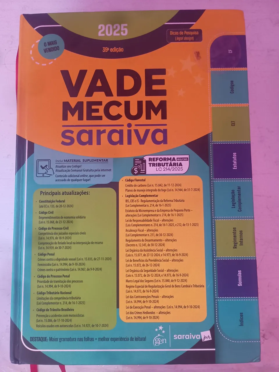 Vade Mecum Saraiva 2025 - 39ª edição