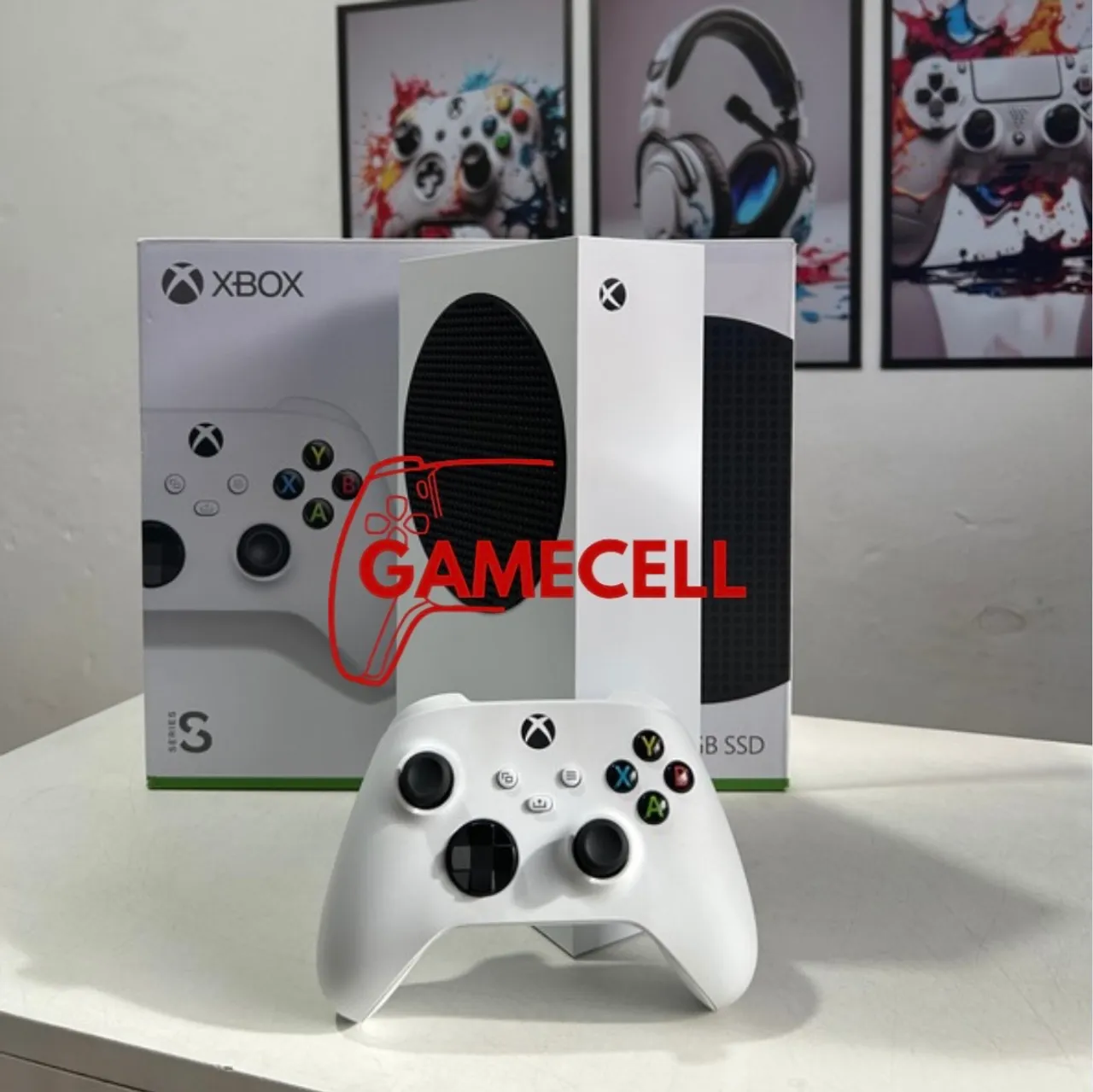 XBOX SERIES S TOP LOJA FÍSICA GAMECELL + BRINDES + 06 MESES DE GARANTIA