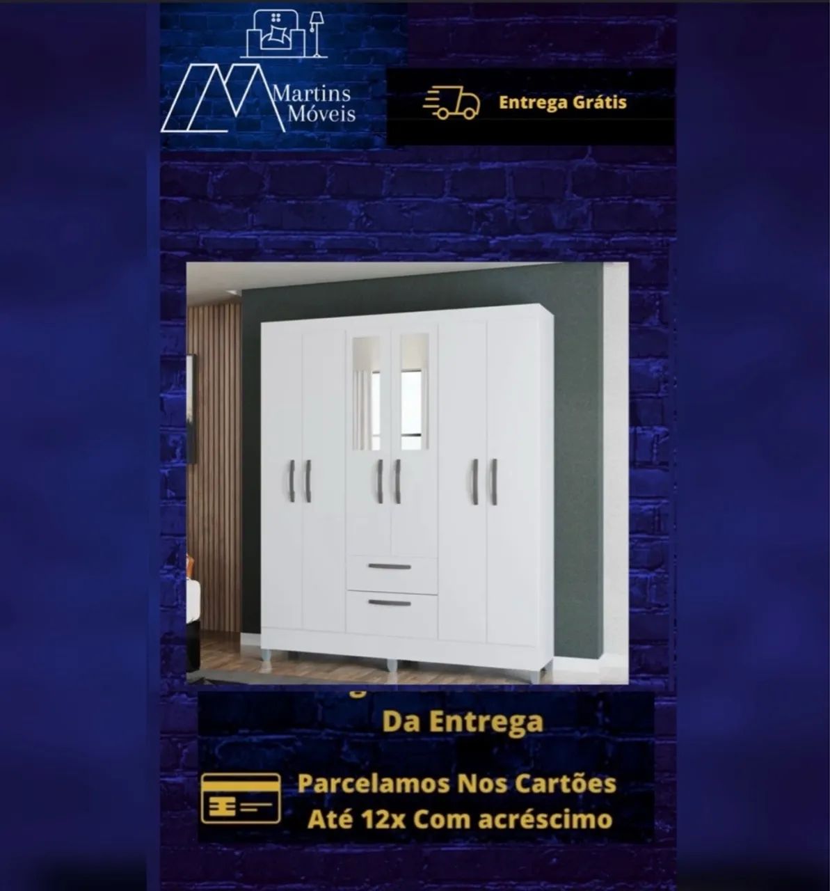 GRANDE PROMOÇÃO GUARDA ROUPA MULTI POQUEMA ENTREGA GRÁTIS  