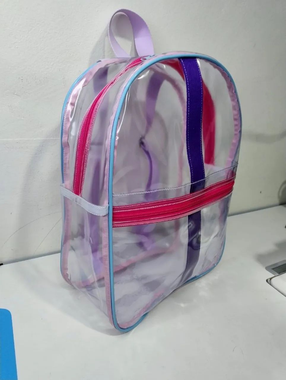 Mochila Transparente Colorida