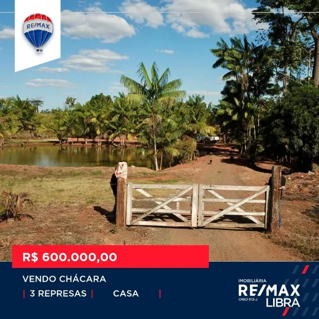 IMOBILIÁRIA RE/MAX LIBRA VENDE CHACARA