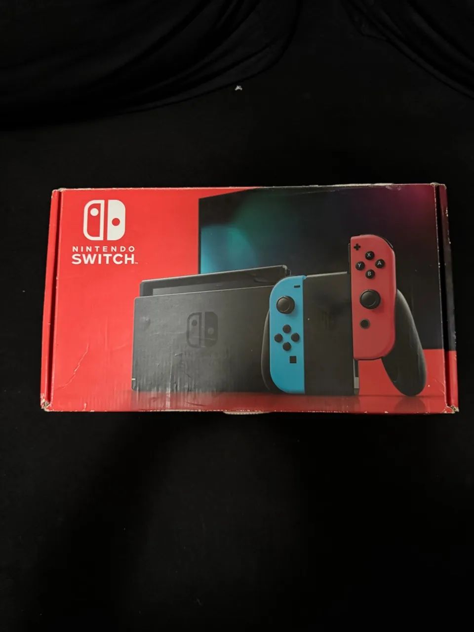 Console Nintendo Switch V2 32gb Deluxe Cor Vermelho/Azul/Preto