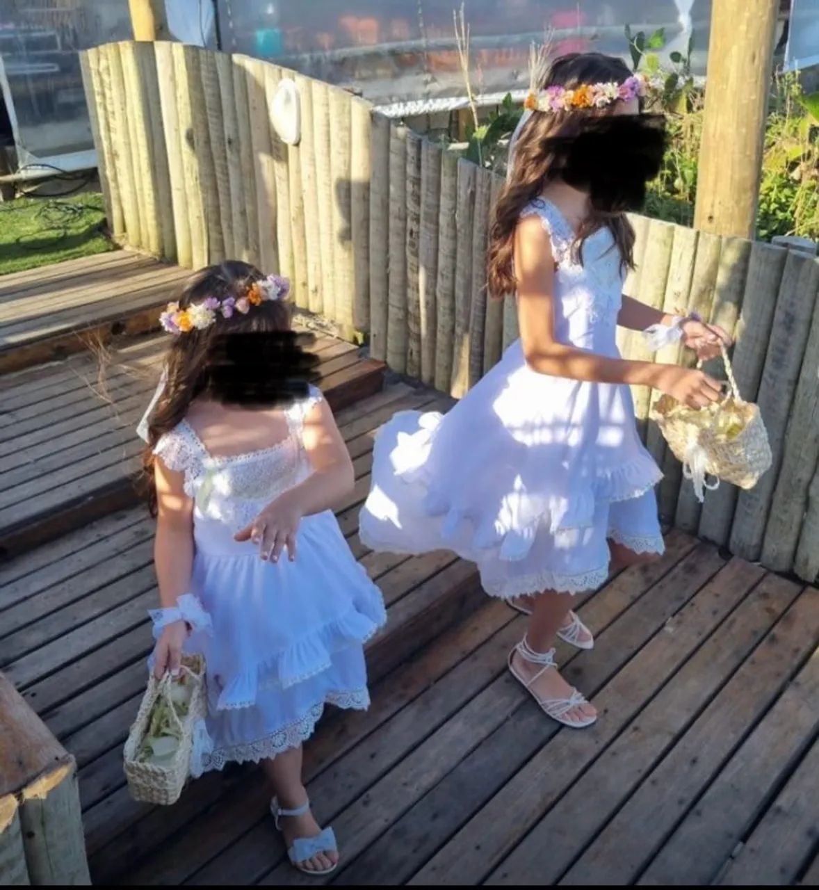 Dois vestidos de daminha de casamento  - Foto 5