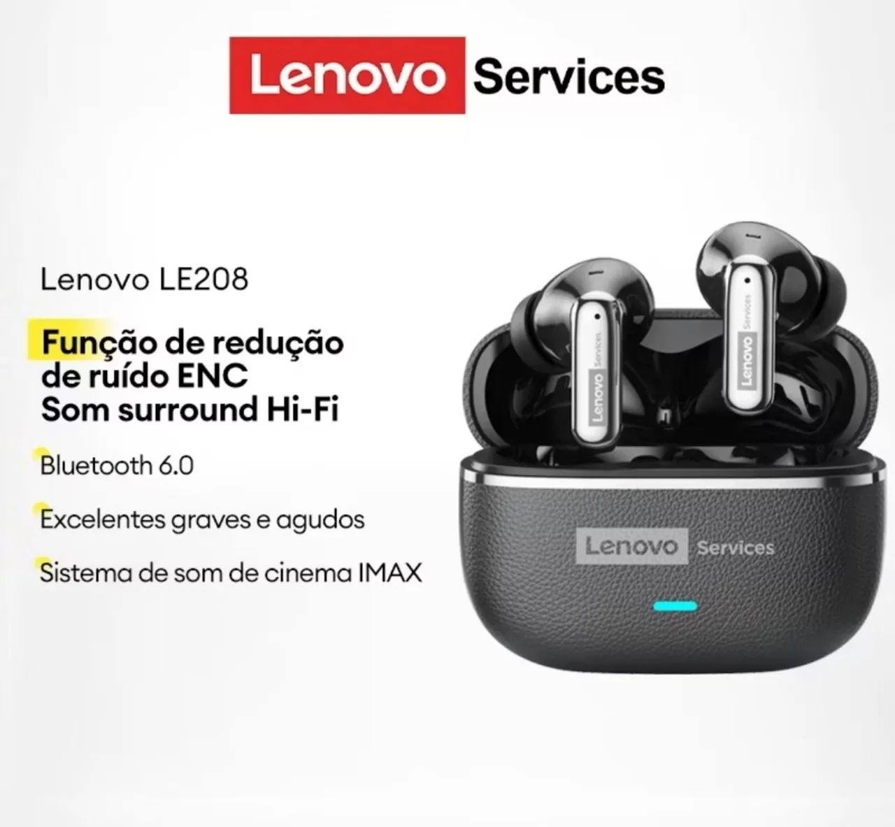 Fone Bluetooth Lenovo - Foto 2