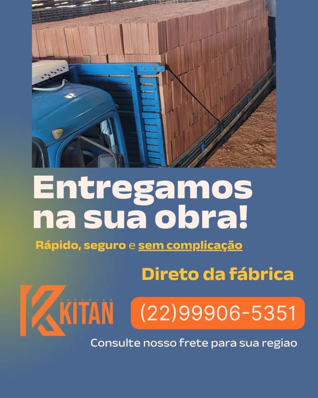 Tijolos e blocos direto da fábrica!