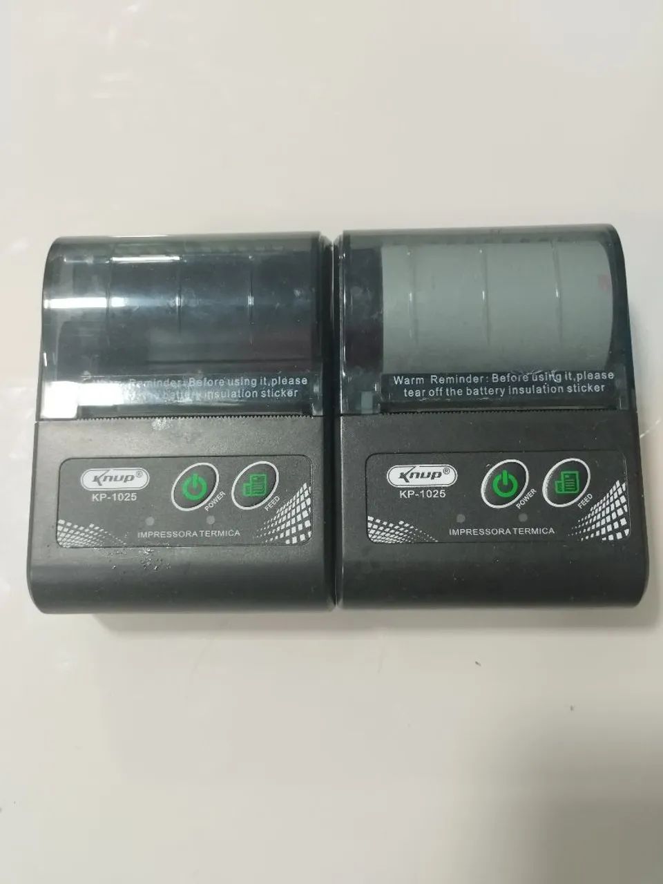 Impressora portátil térmica Knup KP-1025 - Leia a descrição 