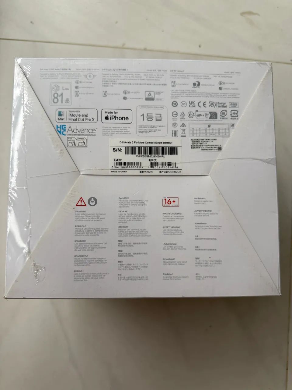 DJI AVATA 2  FLY MORE COMBO 1 BATERIA ,NOVO !!  - Foto 3