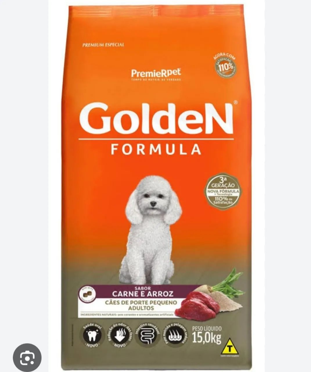 Ração Golden Formula Frango e Arroz 15kg - Foto 2