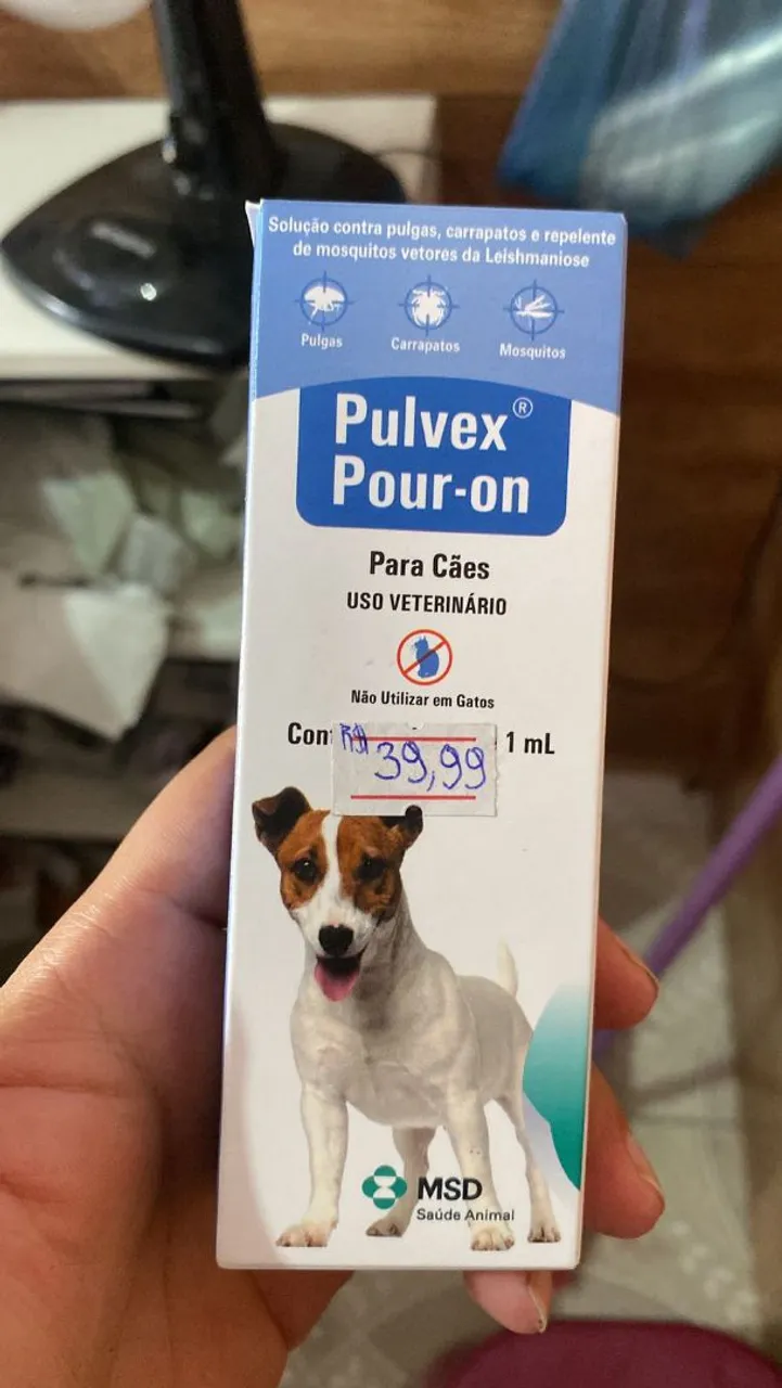 Pulvex Pour-on para cães - Contra pulgas, carrapatos e mosquitos