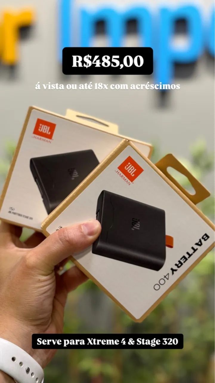 Bateria Extra JBL para Xtreme 4 & Stage 320