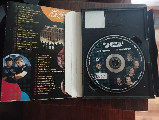 Filme - Onze homens e um segredo em DVD Original  - Foto 2