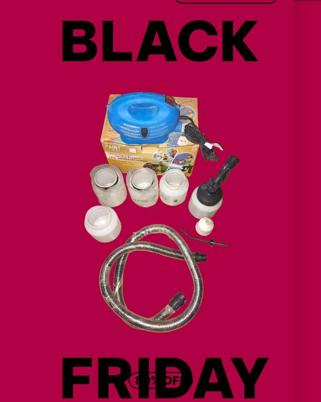 Pistola de pintura Paint zoom com acessórios extras  único dono  - Foto 6