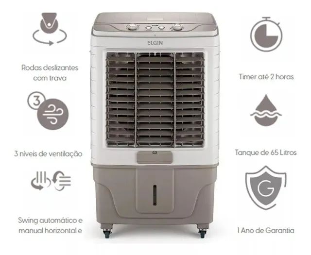 Climatizador De Ar Industrial Grande 65 Litros Evaporativo - Foto 2