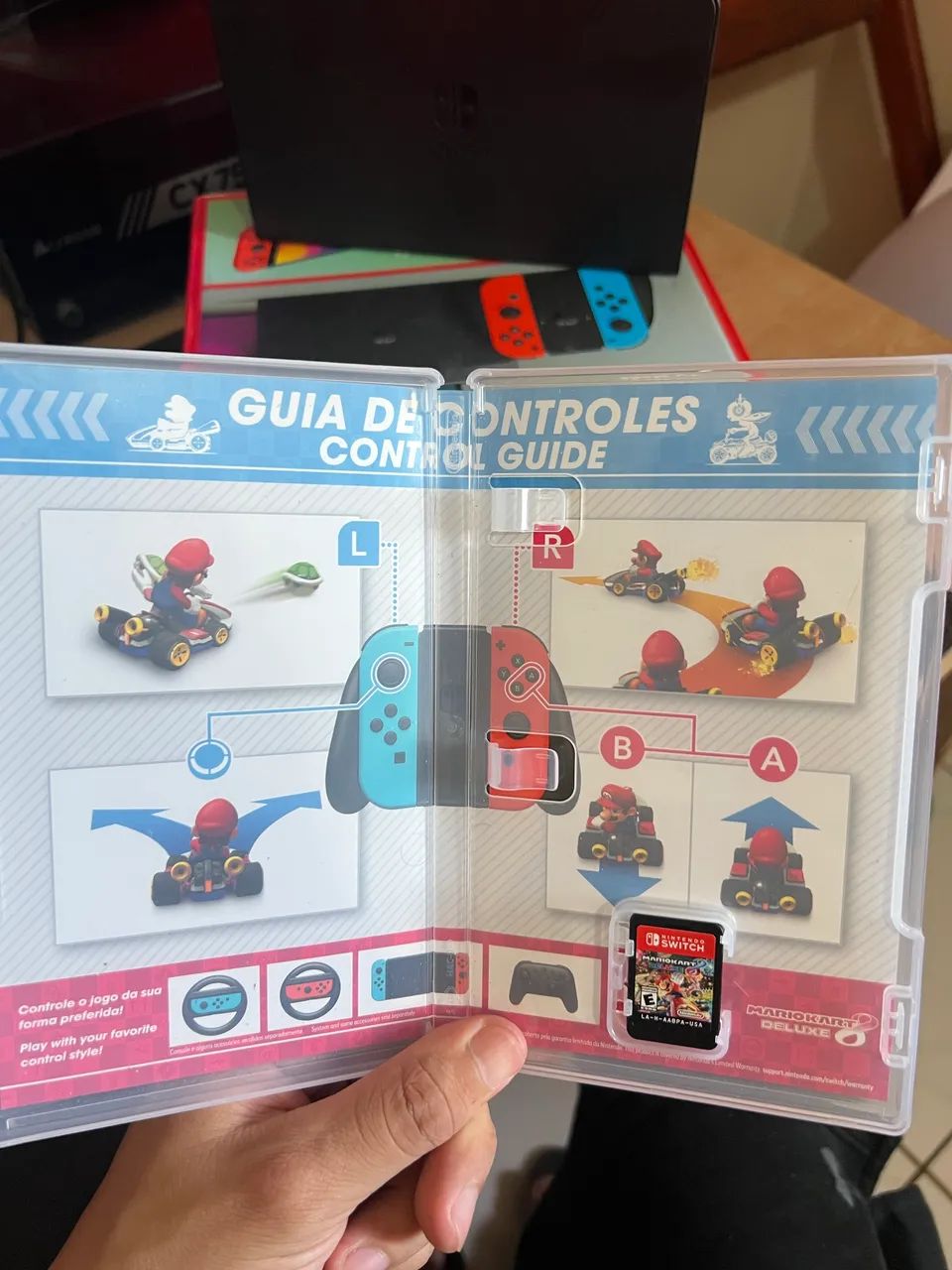 Nintendo Switch Oled Azul/Vermelho 64Gb