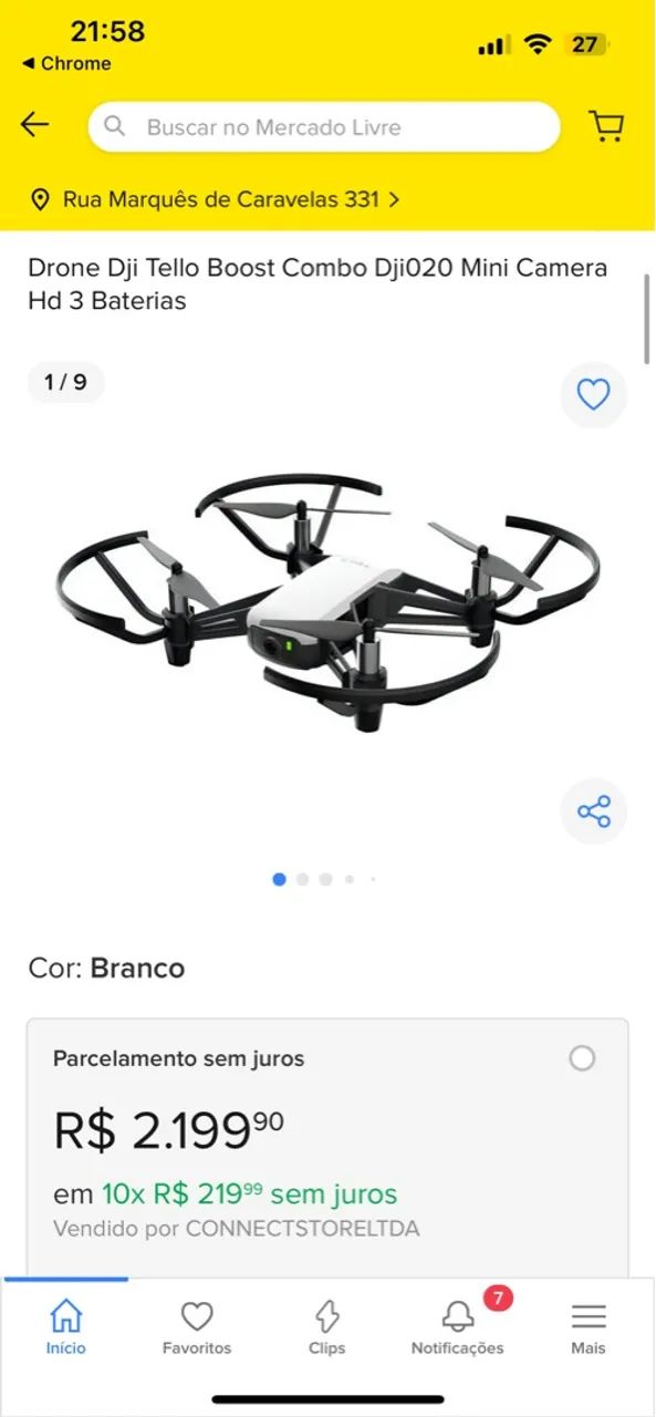 Drone tello boost combo