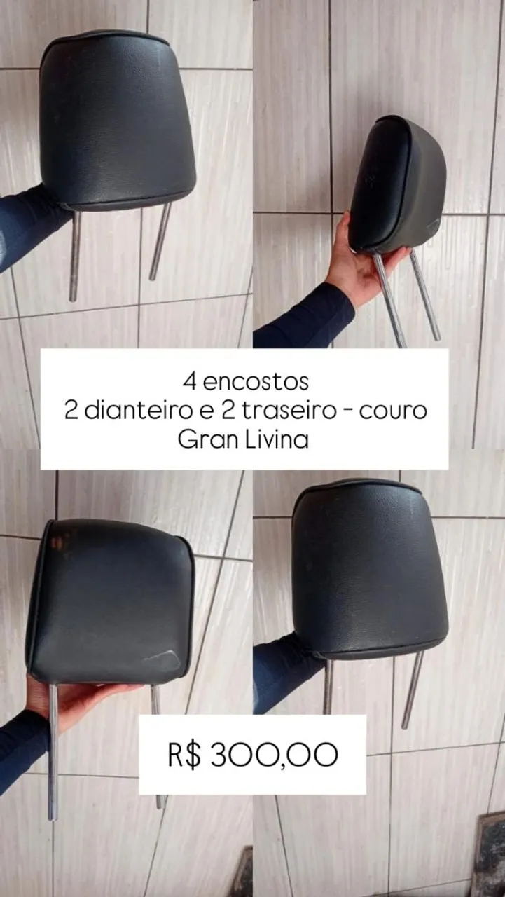 Encostos de cabeça couro Gran Livina