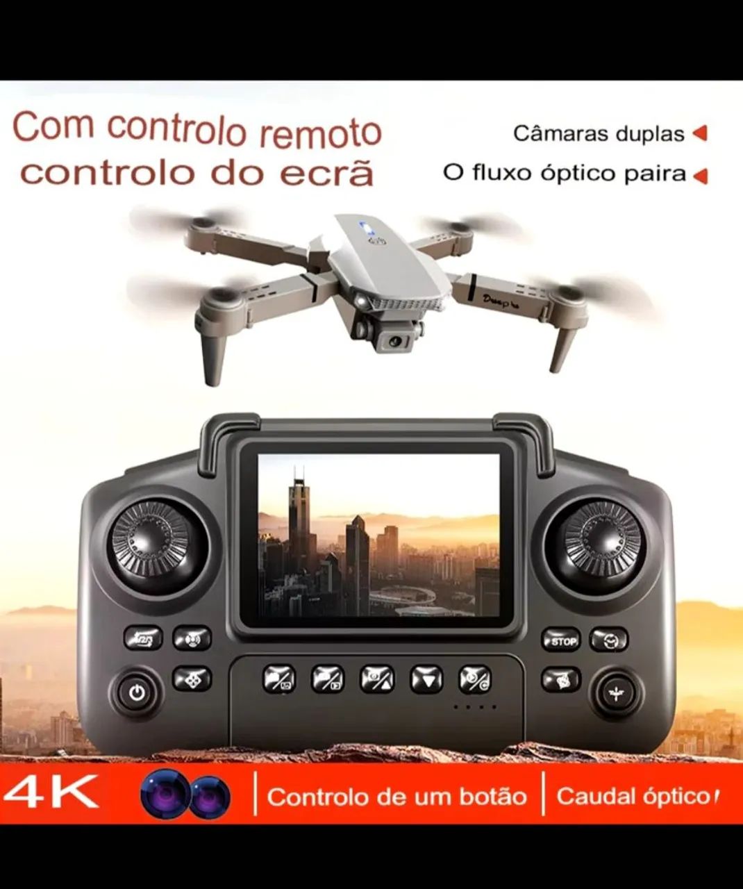 Drone com Câmera e Controle Remoto - Novo! - Foto 5