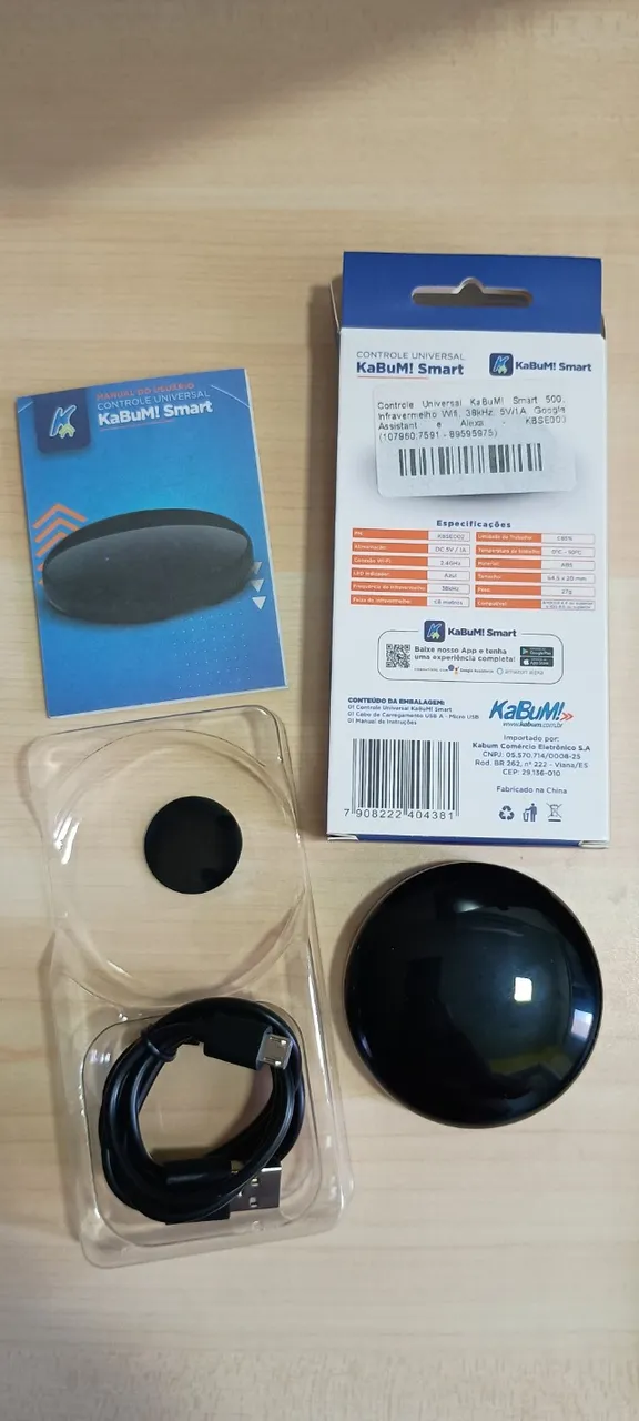 Controle Universal Kabum Smart 500 Wi-fi Infravermelho