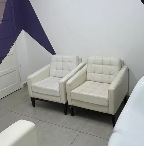 Poltronas de Couro Elegantes