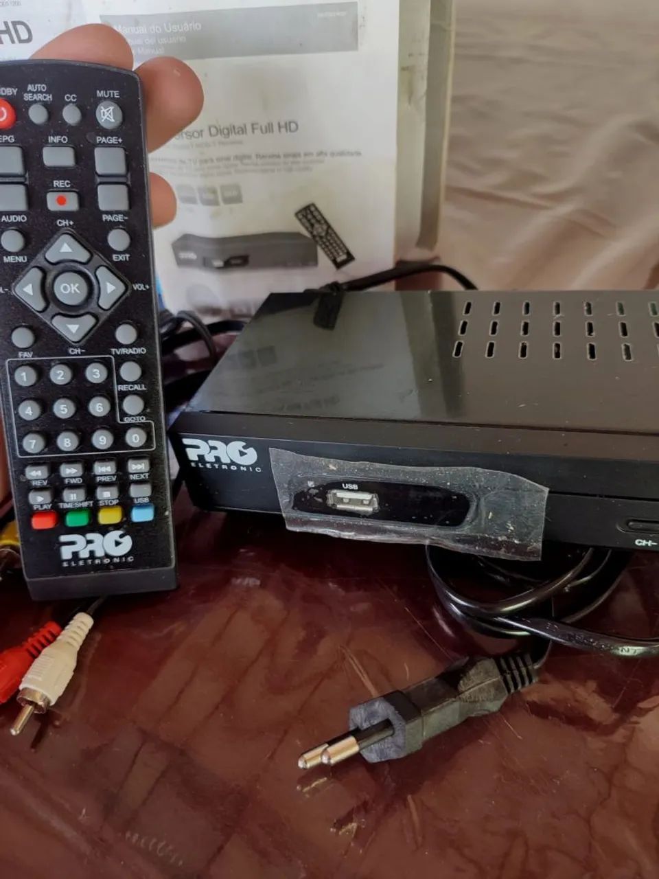 Conversor digital Full HD + Antena de brinde 