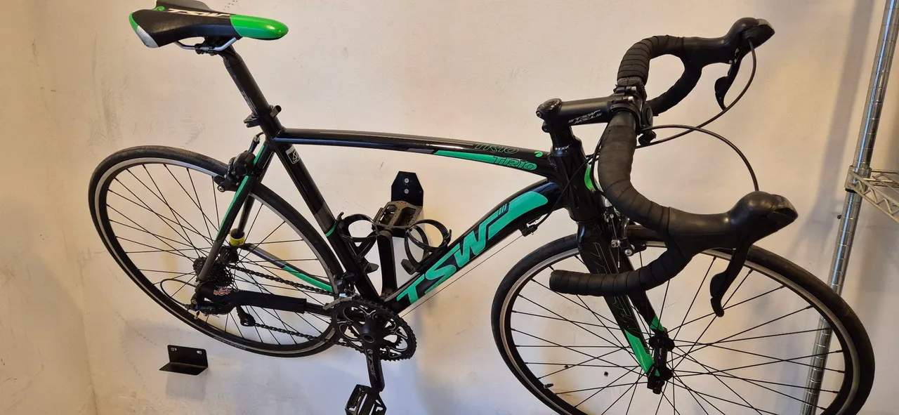 Bicicleta Bike TSW TR 10 verde - speed Tam 54 toda Shimano Sora com nota fiscal