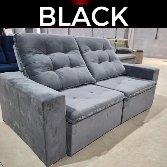 sofa retratil veludo 1,80m largura - Foto 2