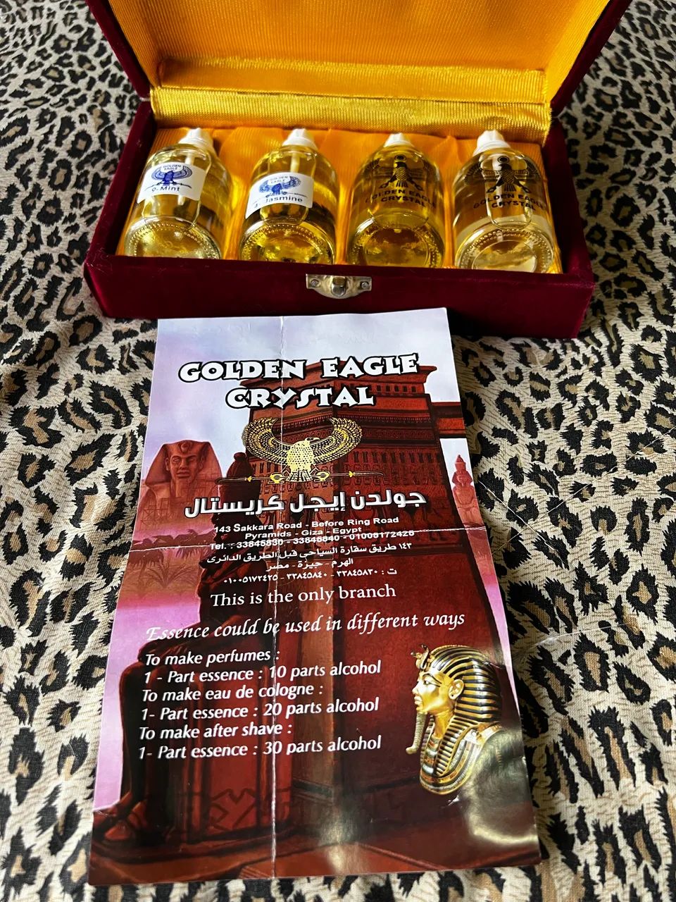 Kit 4 Essências Egípcias - Golden Eagle Crystal - Foto 2