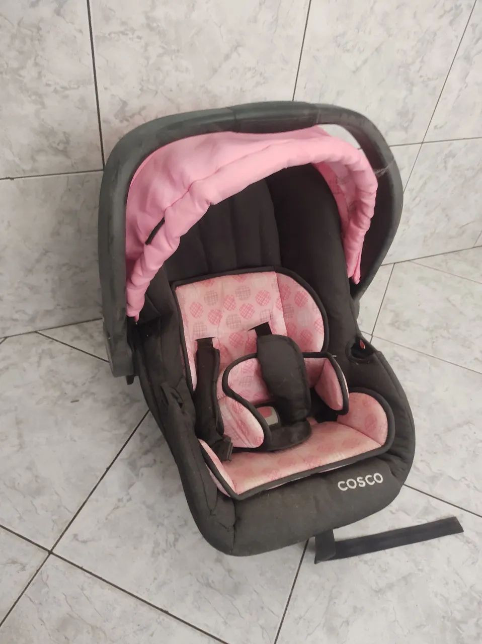 Carrinho de bebê Cosco + bebê conforto - Foto 5