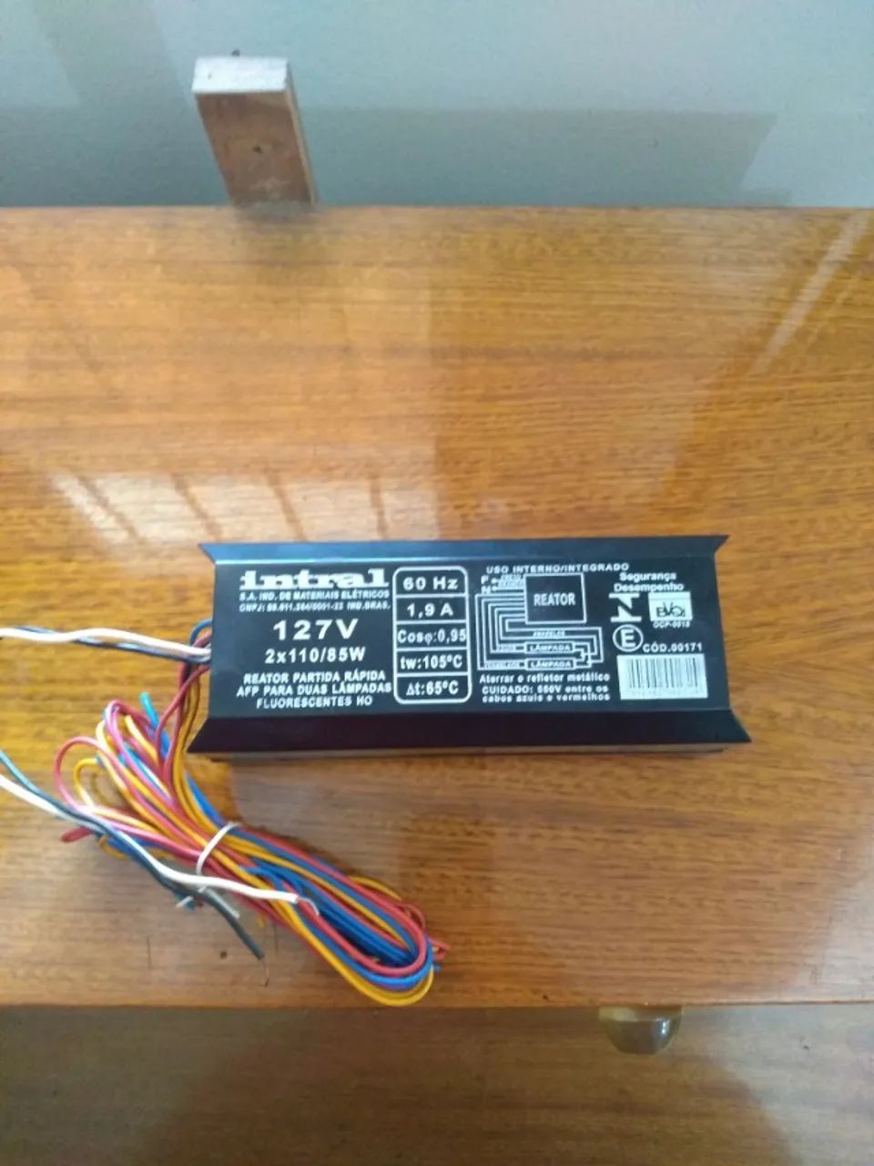 Reator Magnético 2 lâmpadas 127V - Foto 3