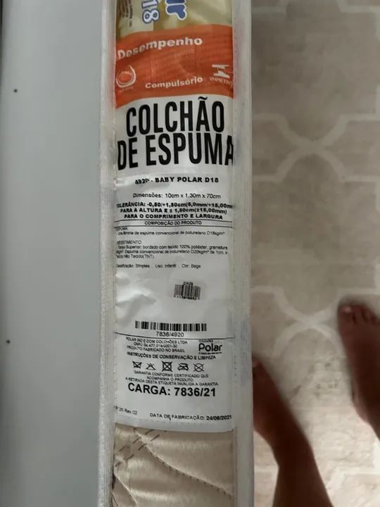 Berço-Cama Infantil transforma em 3 estágios com colchão (com proteção)!  - Foto 6