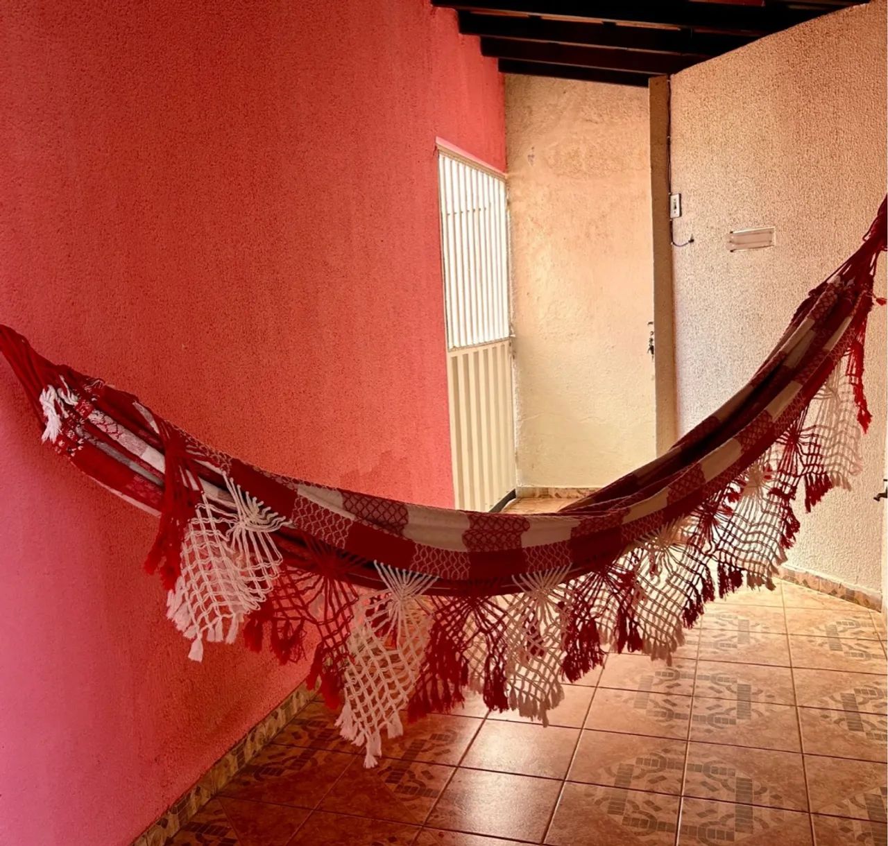 Rede de Descanso Artesanal de Crochê - Foto 2