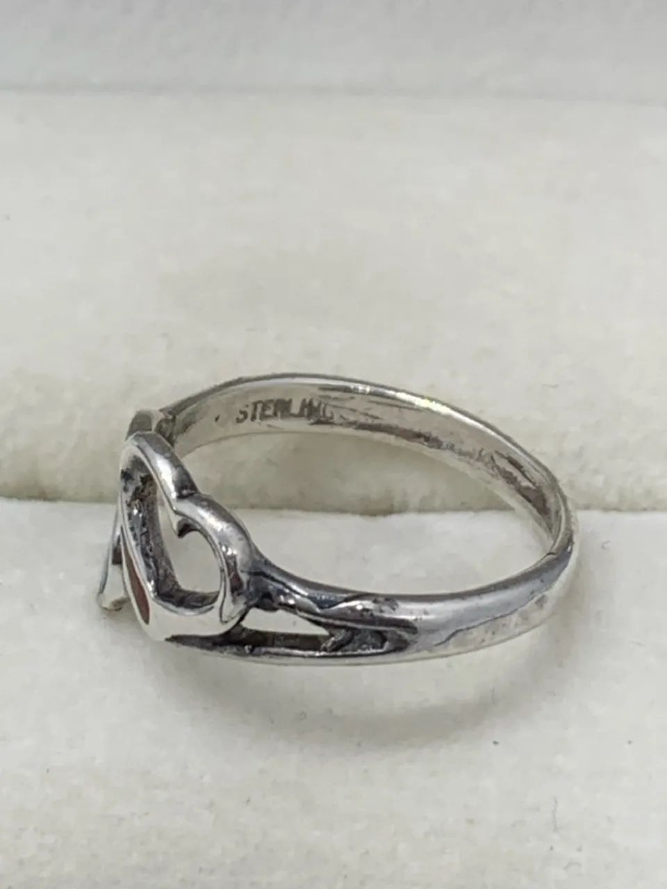 vintage anel de prata sterling tamanho 18 - Foto 3