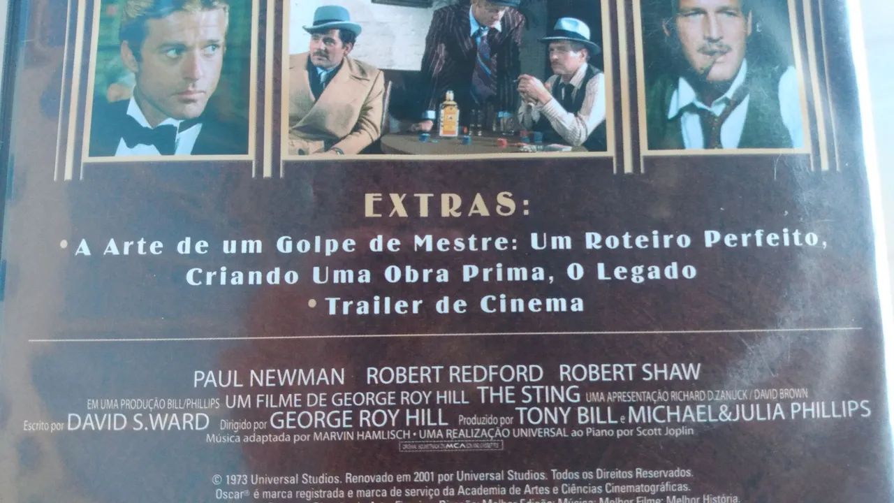 DVD original Golpe de mestre 1973 ótimo estado  - Foto 6