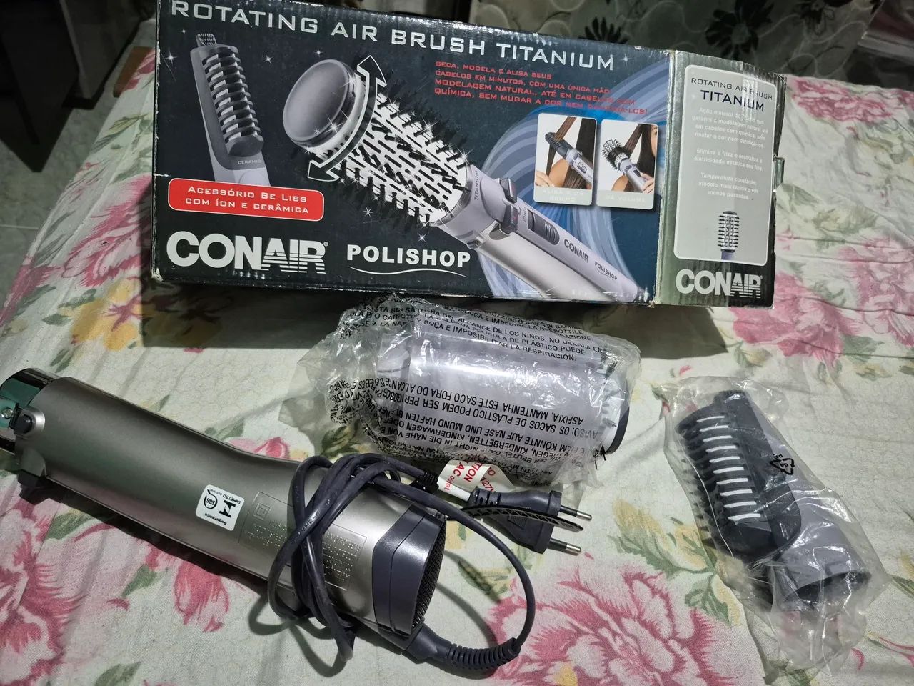 Secador de Cabelo Rotativo Conair Titanium - Foto 2