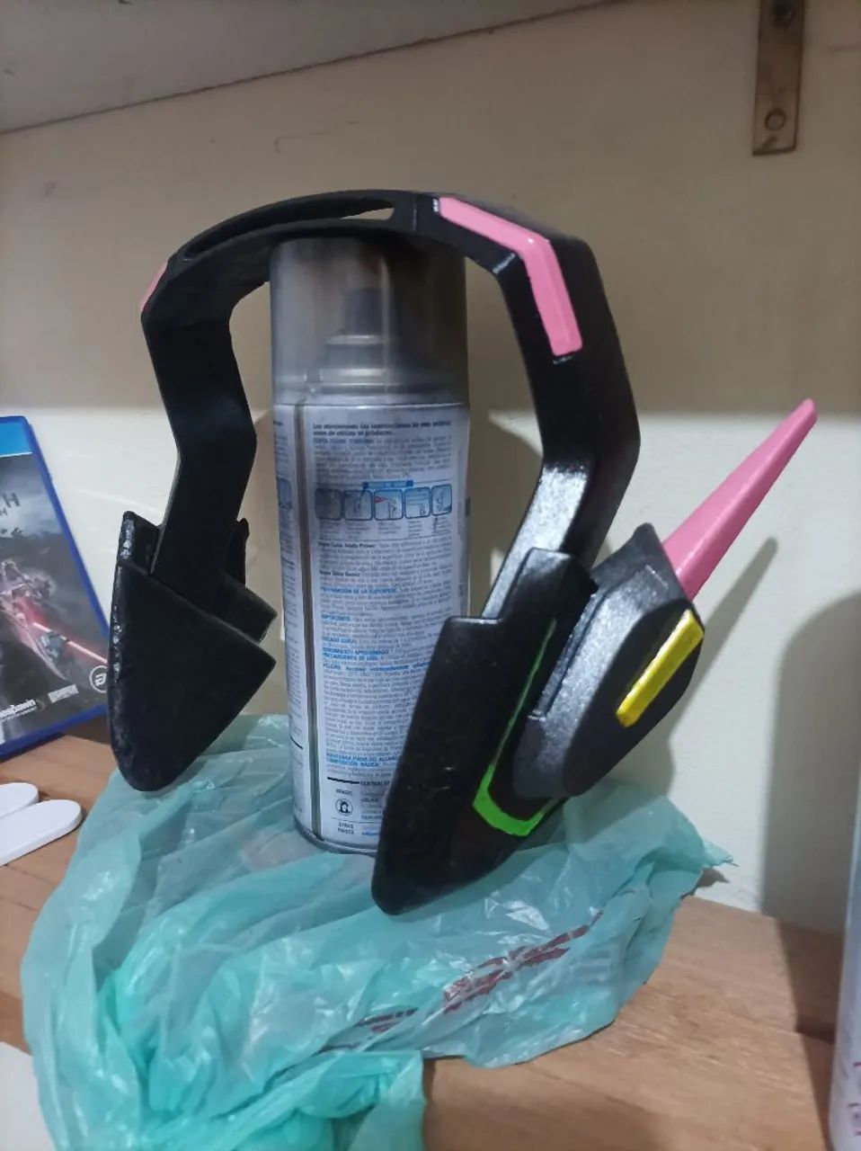 Fone de cosplay dva