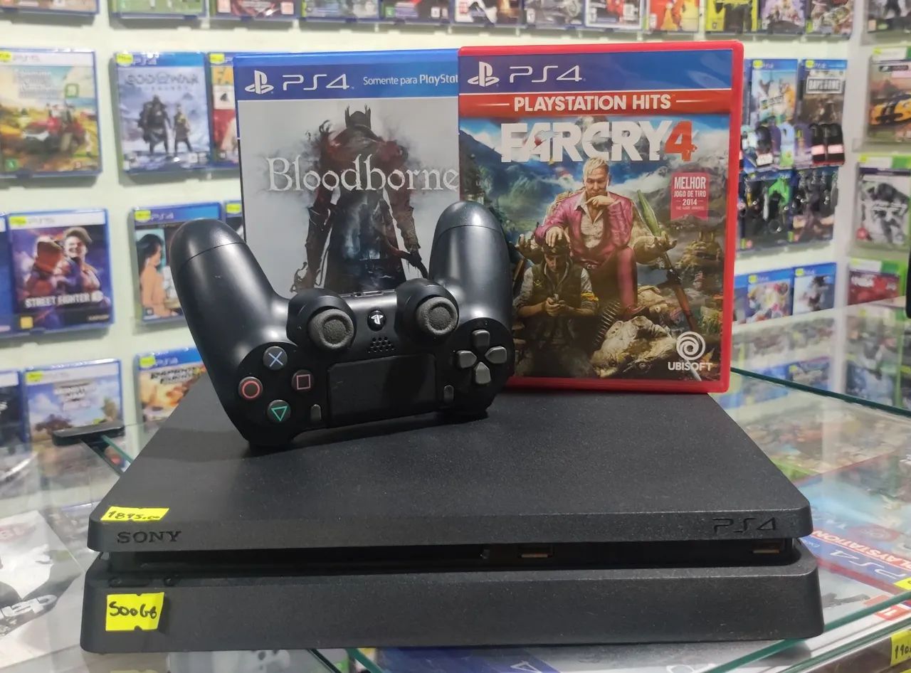 Playstation 4 Slim com Controle e Jogo Far Cry 4 - Foto 3