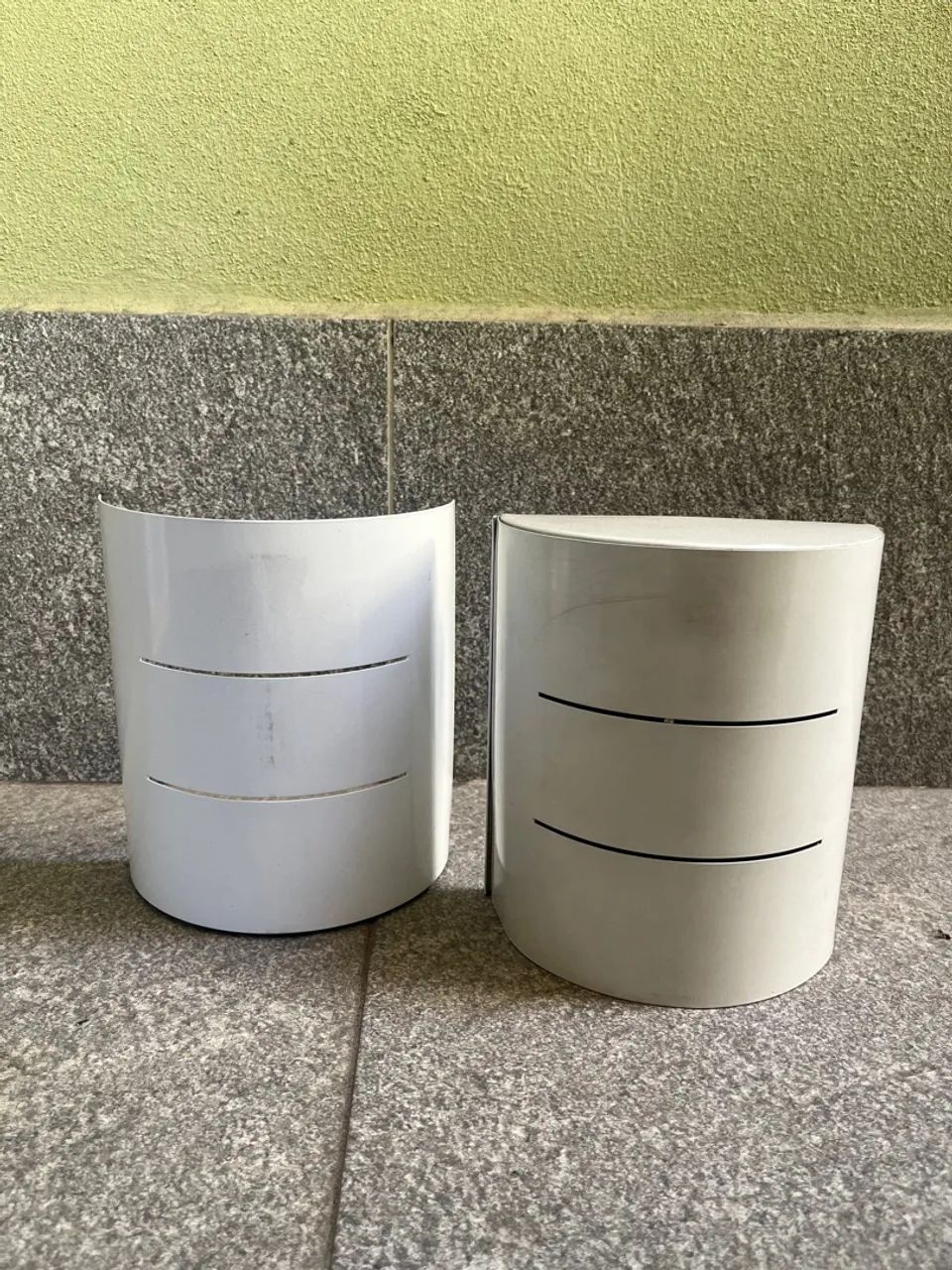 2 luminárias arandela com bocal de parede