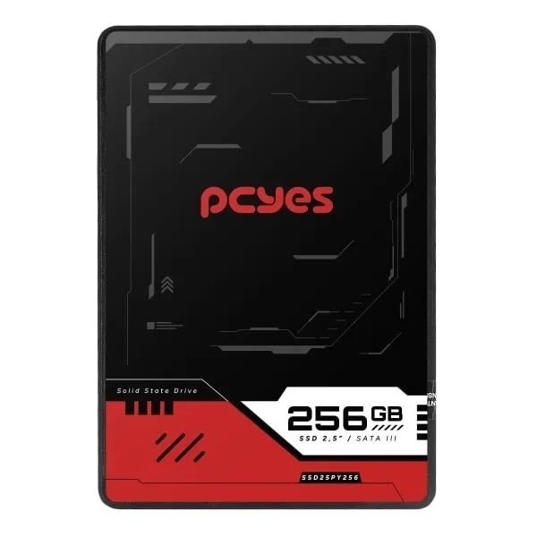 SSD Pcyes PY256, 256GB, 2.5, Sata III 6GB/s, Leitura 550MB/s, Gravacao 400MB/s, SSD25PY256 - Foto 2