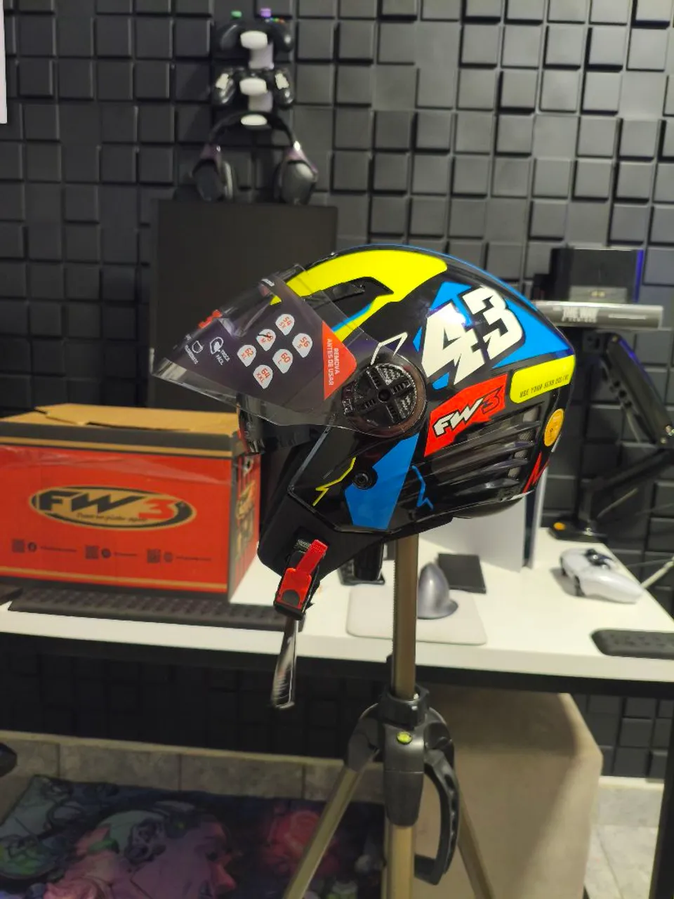 Capacete aberto FW3 x open 43 TAM58 - NOVO