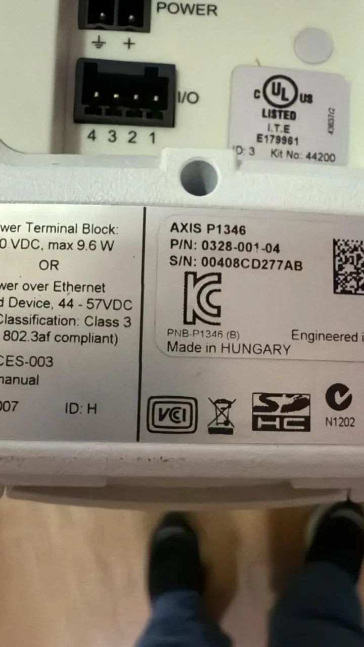 Camera IP Axis  P1346 - Foto 2