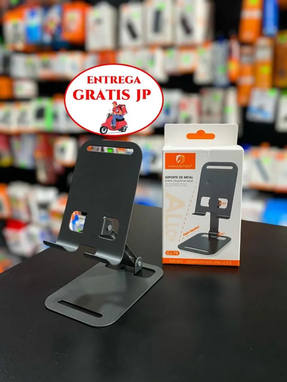 SUPORTE DE MESA PARA CELULAR E TABLET HMASTON CJ-75