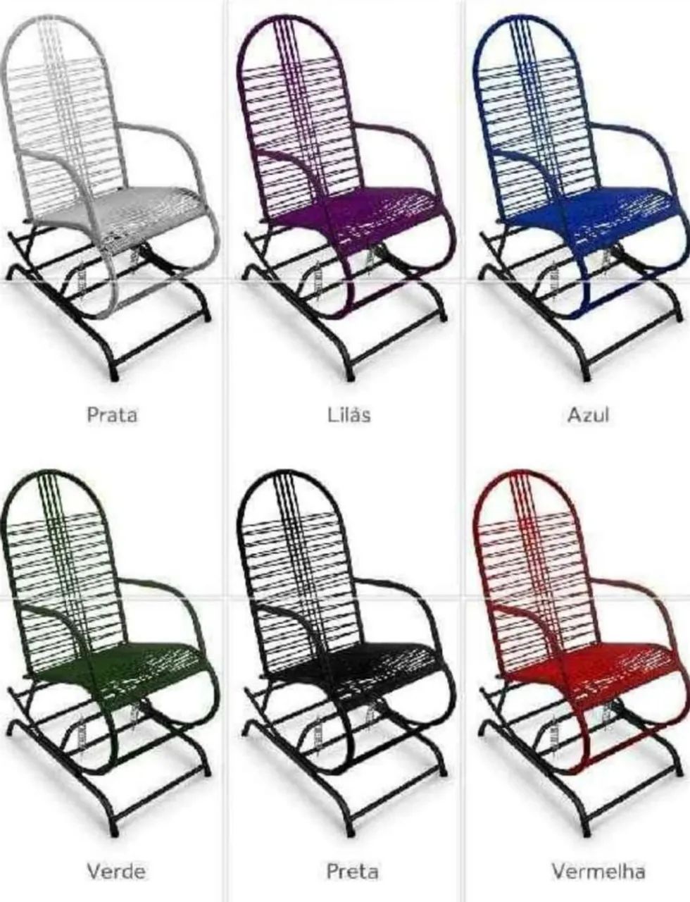 Cadeira de balanço de fio 