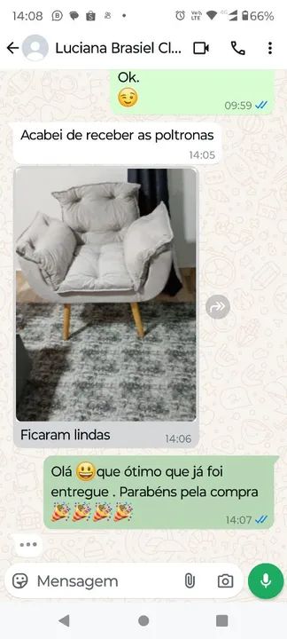 Poltronas em Suede OFERTAS IMBATÍVEIS - Foto 5